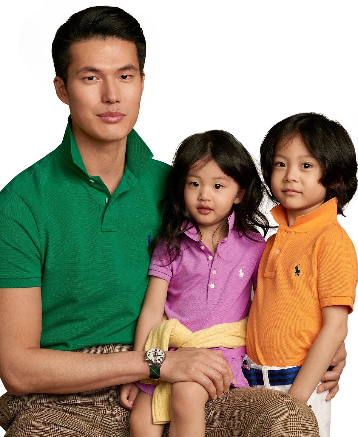 Рубашка из хлопкового поплина в клетку для мальчиков Big Boys Polo Ralph Lauren — фото 4
