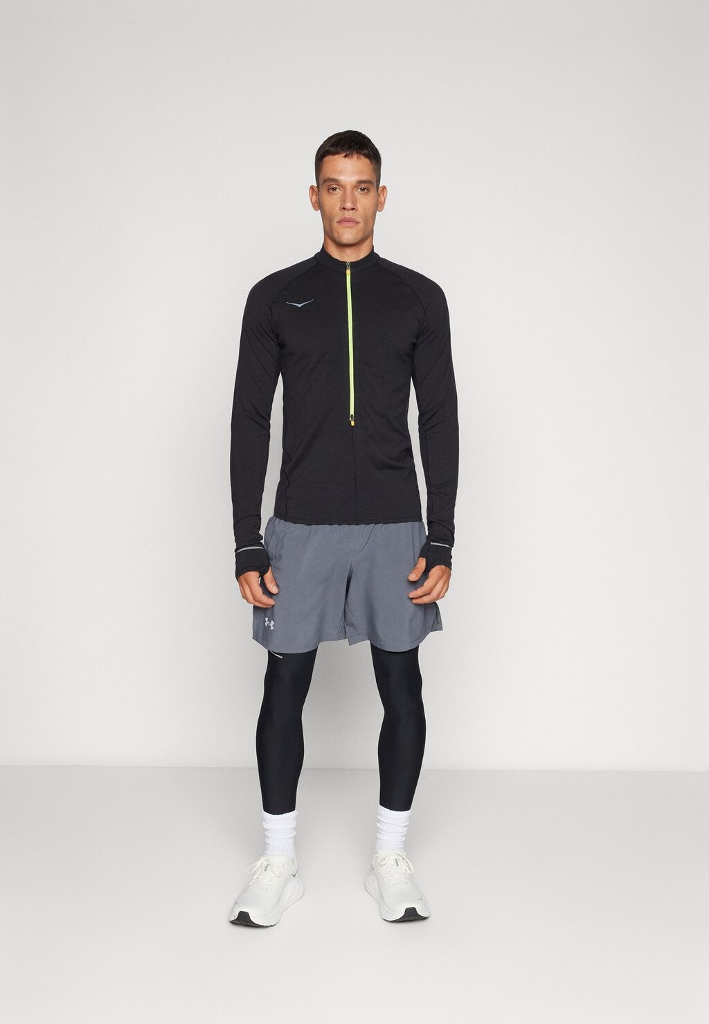 

Топ с длинными рукавами BASELAYER HOKA, черный