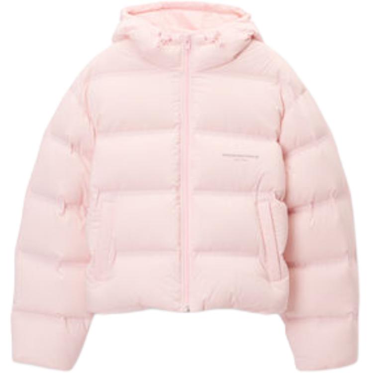 

Alexander Wang Короткая стеганая куртка с логотипом жаккард, Pink