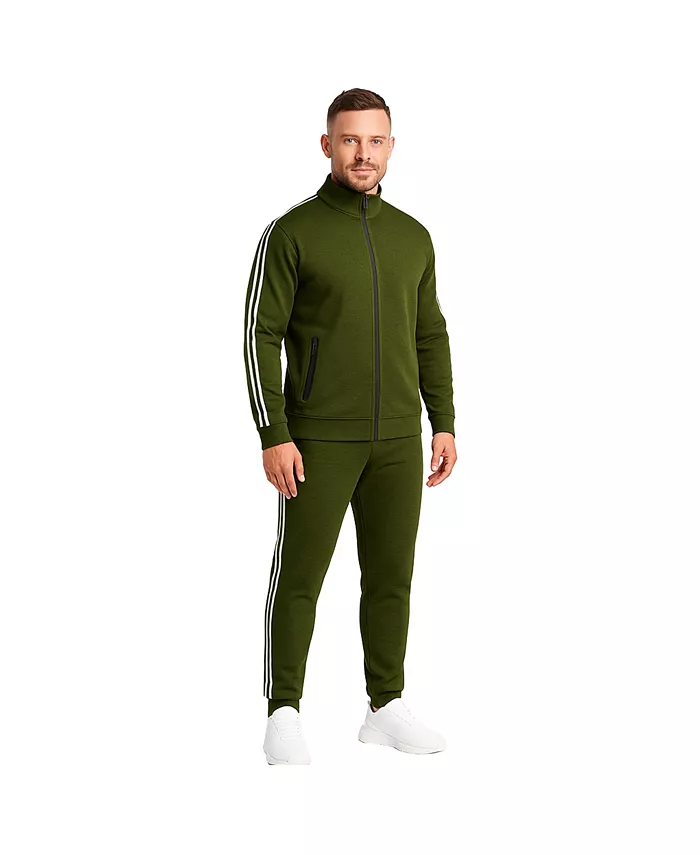 

Мужской комплект из 2 предметов: худи и джоггеры из флиса Tech Galaxy By Harvic, зеленый