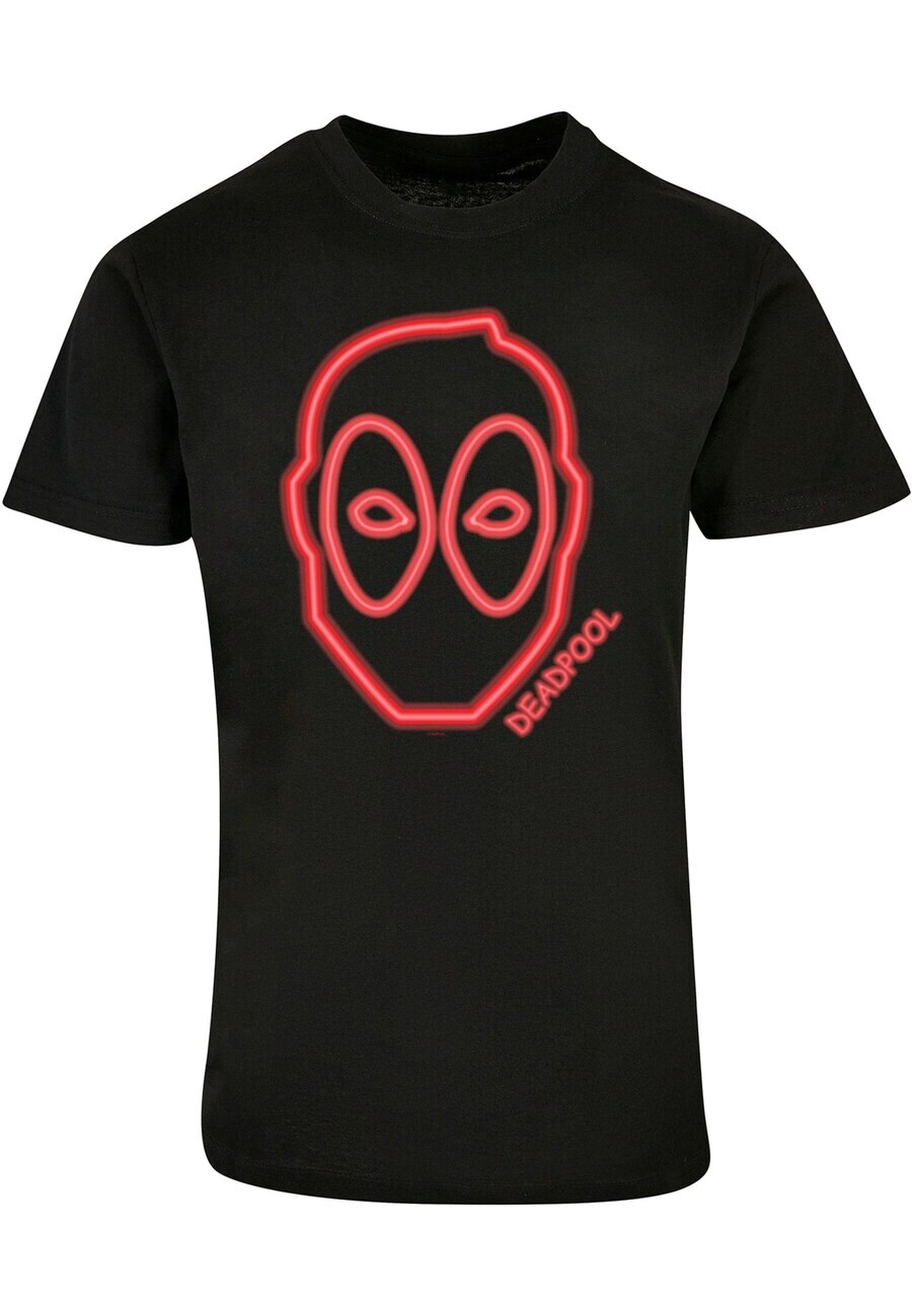 

Классическая футболка ABSOLUTE CULT Shirt Deadpool - Neon Head, черный