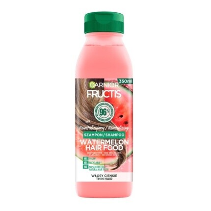 

Fructis Watermelon Hair Food Shampoo Восстанавливающий шампунь для тонких волос 350 мл Garnier