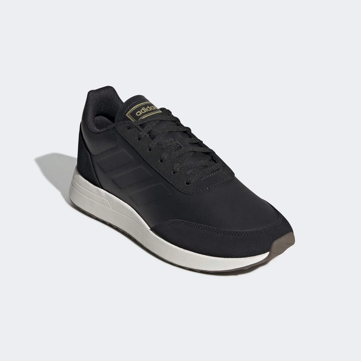 Мужские беговые кроссовки Adidas в стиле 70-х, Cblack Clowhi Gresix — фото 3