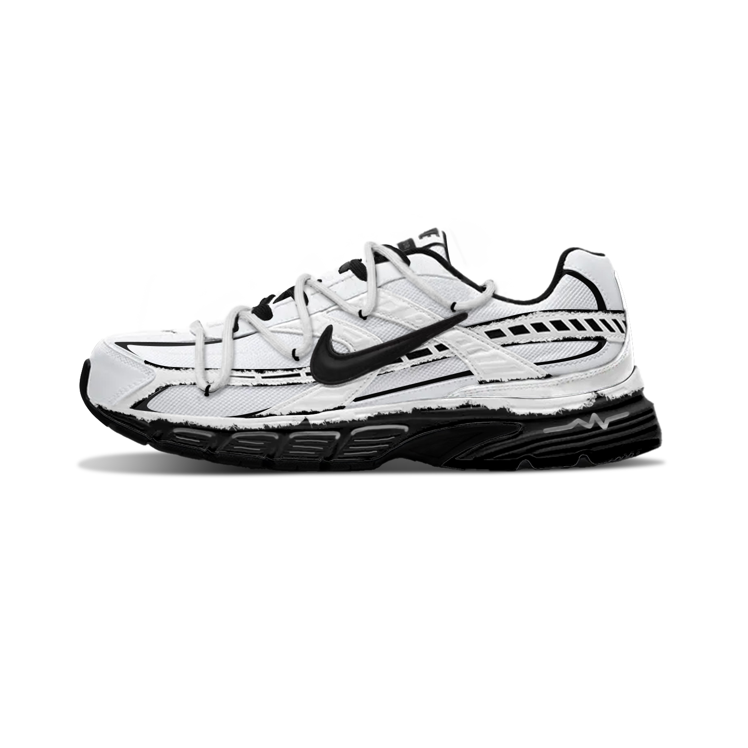 

Nike Мужские кроссовки для бега низкие инициатор амортизирующие износостойкие black white