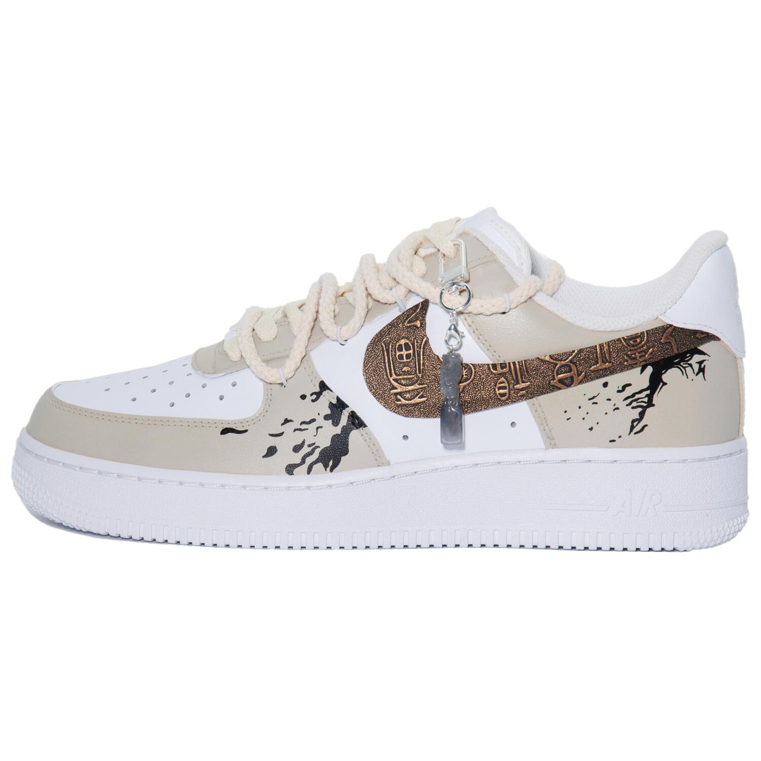 

Кроссовки Nike Air Force 1 Skateboarding Shoes Women's Low-top White/Beige, цвет Off-white