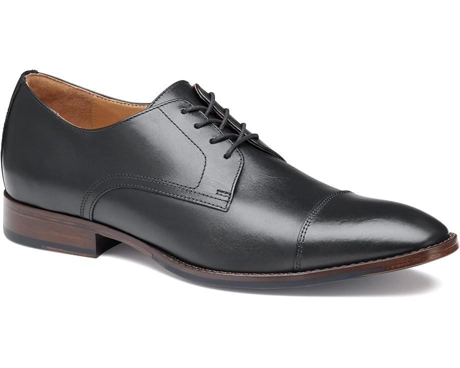 

Оксфорды Johnston & Murphy Richland Cap Toe, цвет Black Full Grain