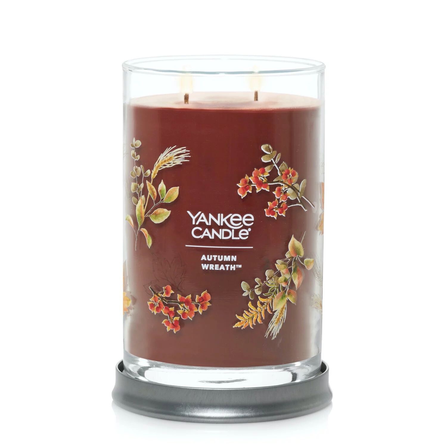 

Осенний венок Yankee Candle, 20 унций. Фирменная большая свеча-тумблер