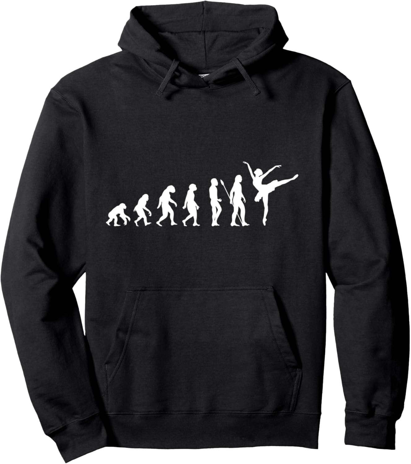

Худи с изображением балерины из балетной школы Evolution Dancer Ballet Gift Idea For Ballerinas Dancing Dancer, черный