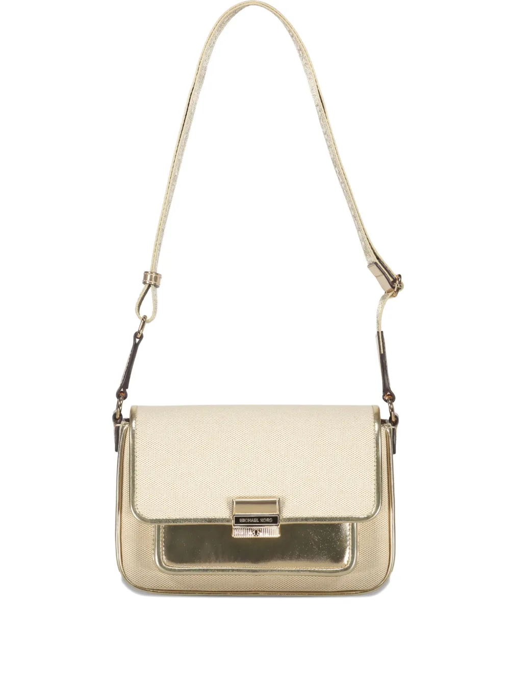 

Сумка на плечо Bradshaw с эффектом металлик MICHAEL KORS, нейтральный