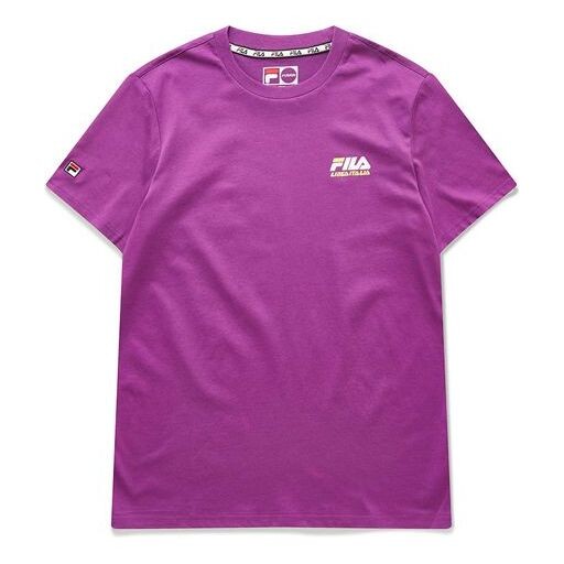 

Футболка minimalistic knit short sleeve purple Fila Fusion, фиолетовый