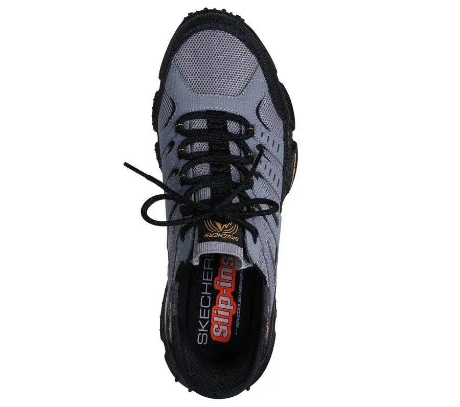 Мужские слипоны Skechers Skech-Air Envoy Emissary -GYBK серого цвета HTAT301 — фото 4