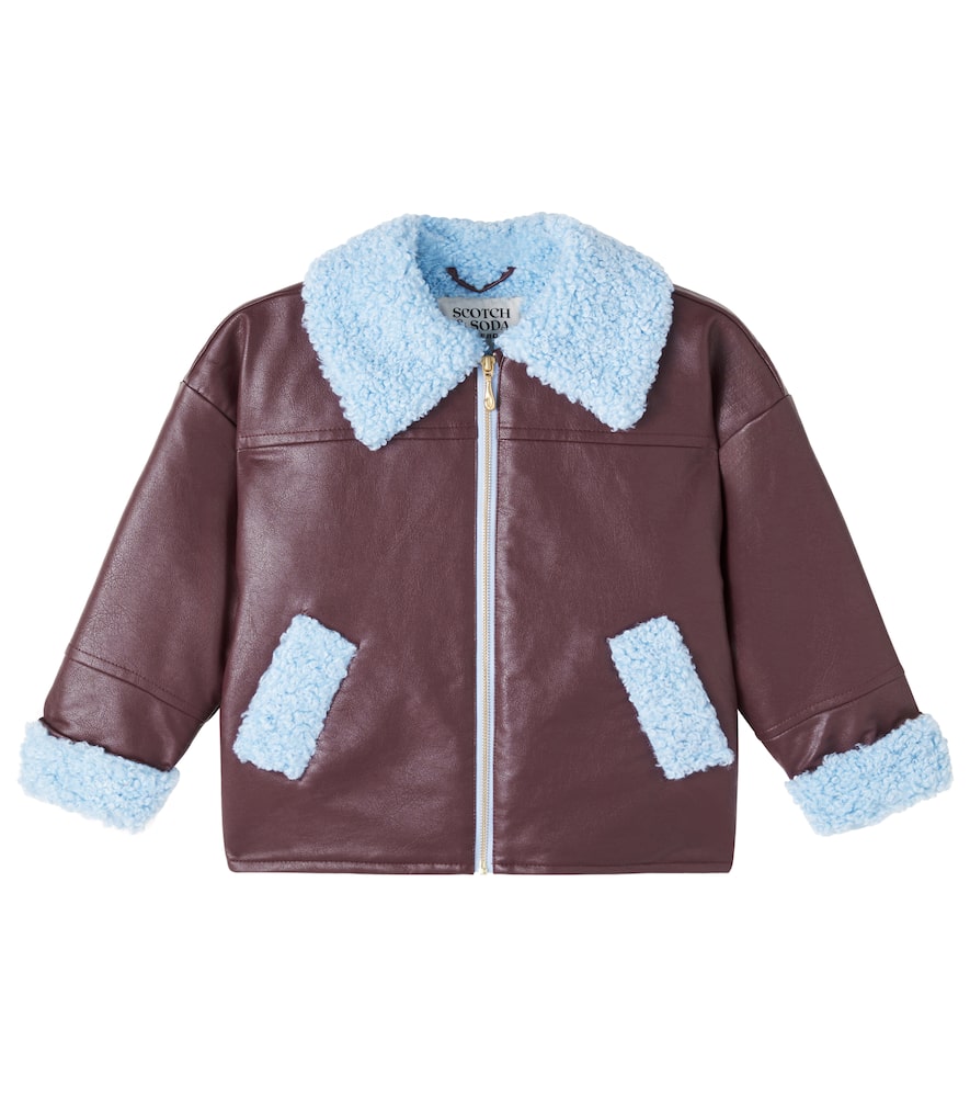 

Куртка с эффектом кожи Scotch & Soda Kids, Fudge