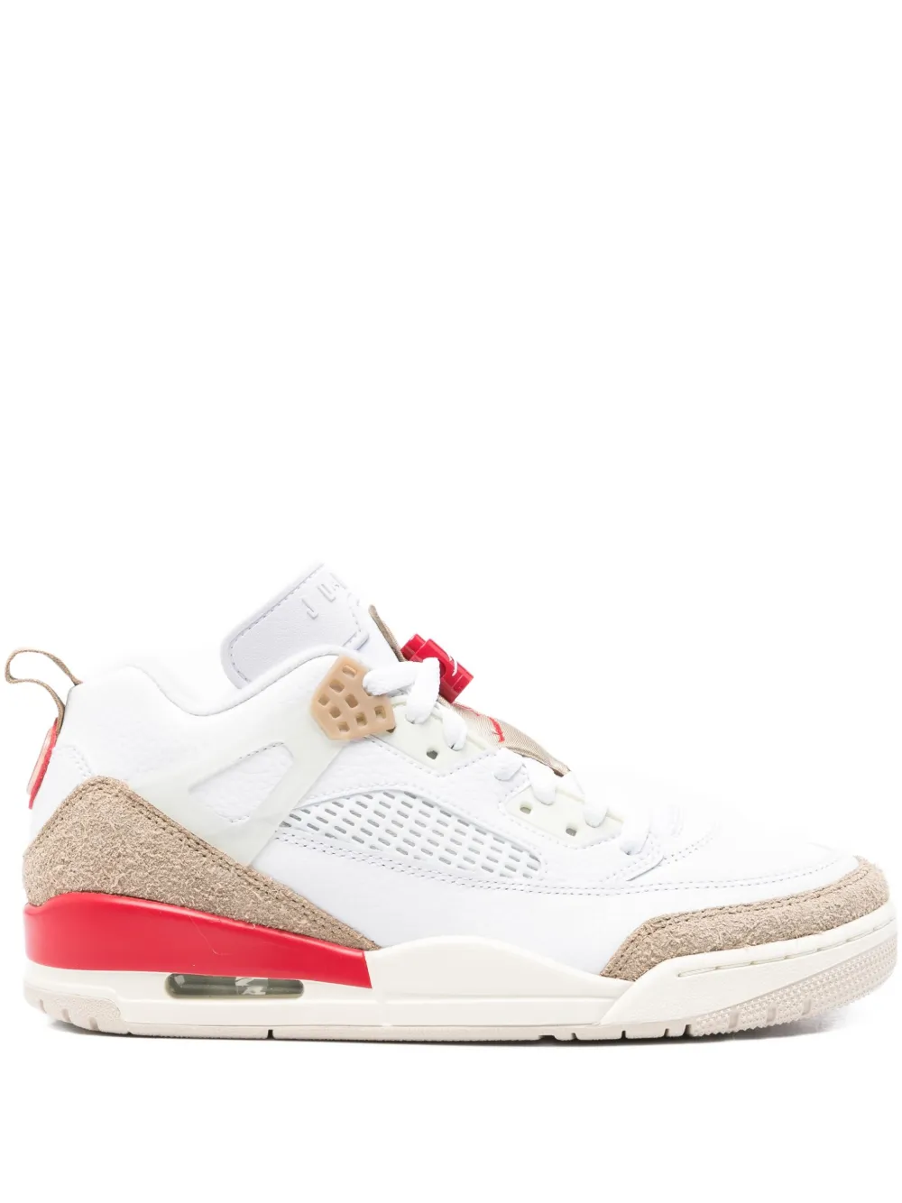 

Низкие кожаные кеды Spizike Nike, белый