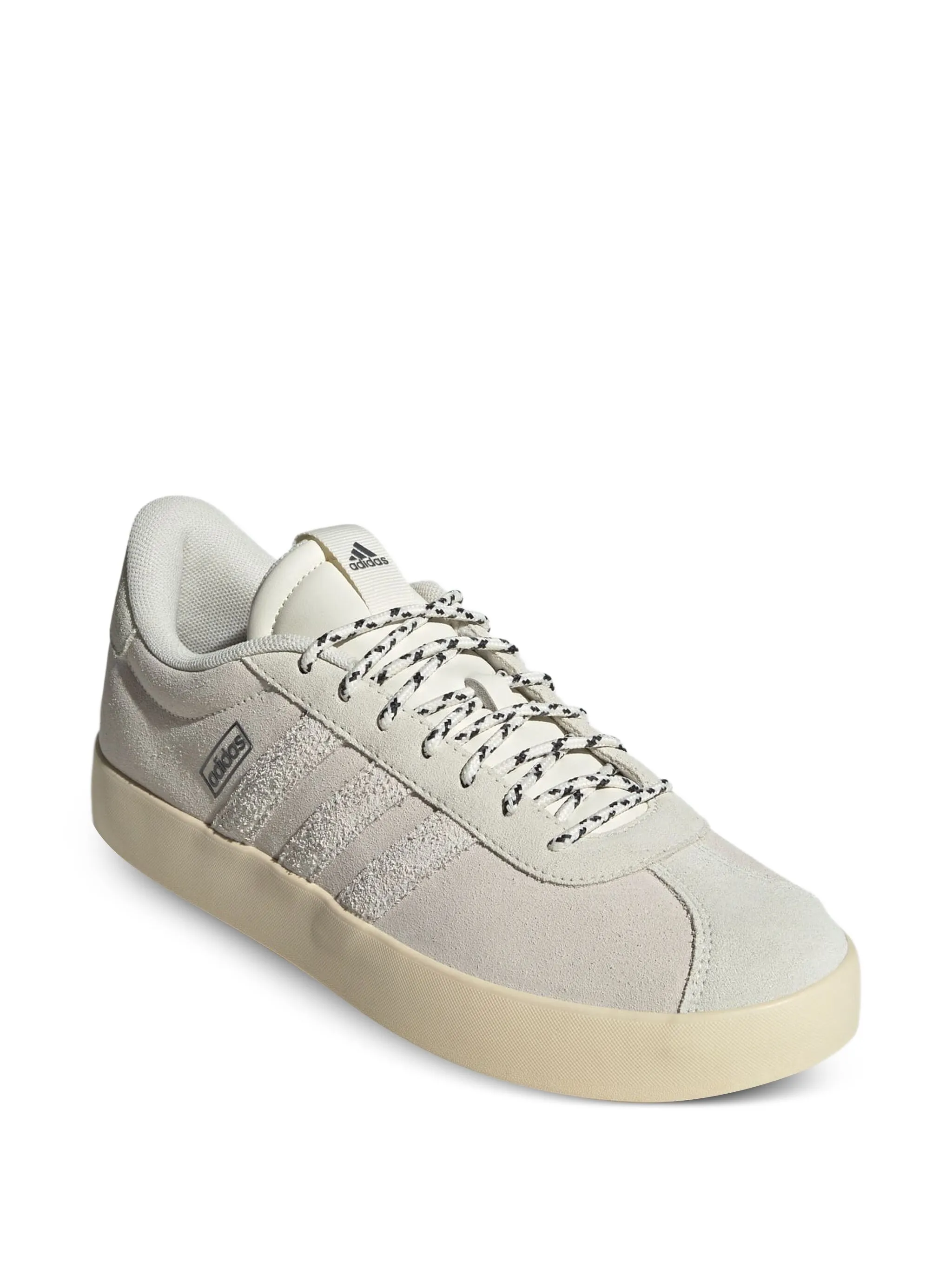 Кроссовки VL Court 3.0 Off White/Off White/Ivory Adidas, бежевый — фото 2