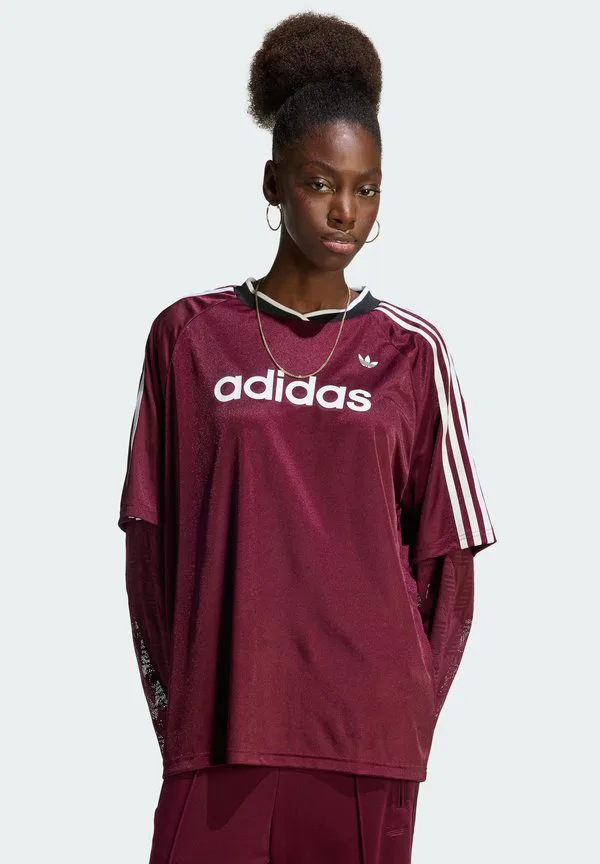 Топ с длинными рукавами Adidas Originals, Maroon