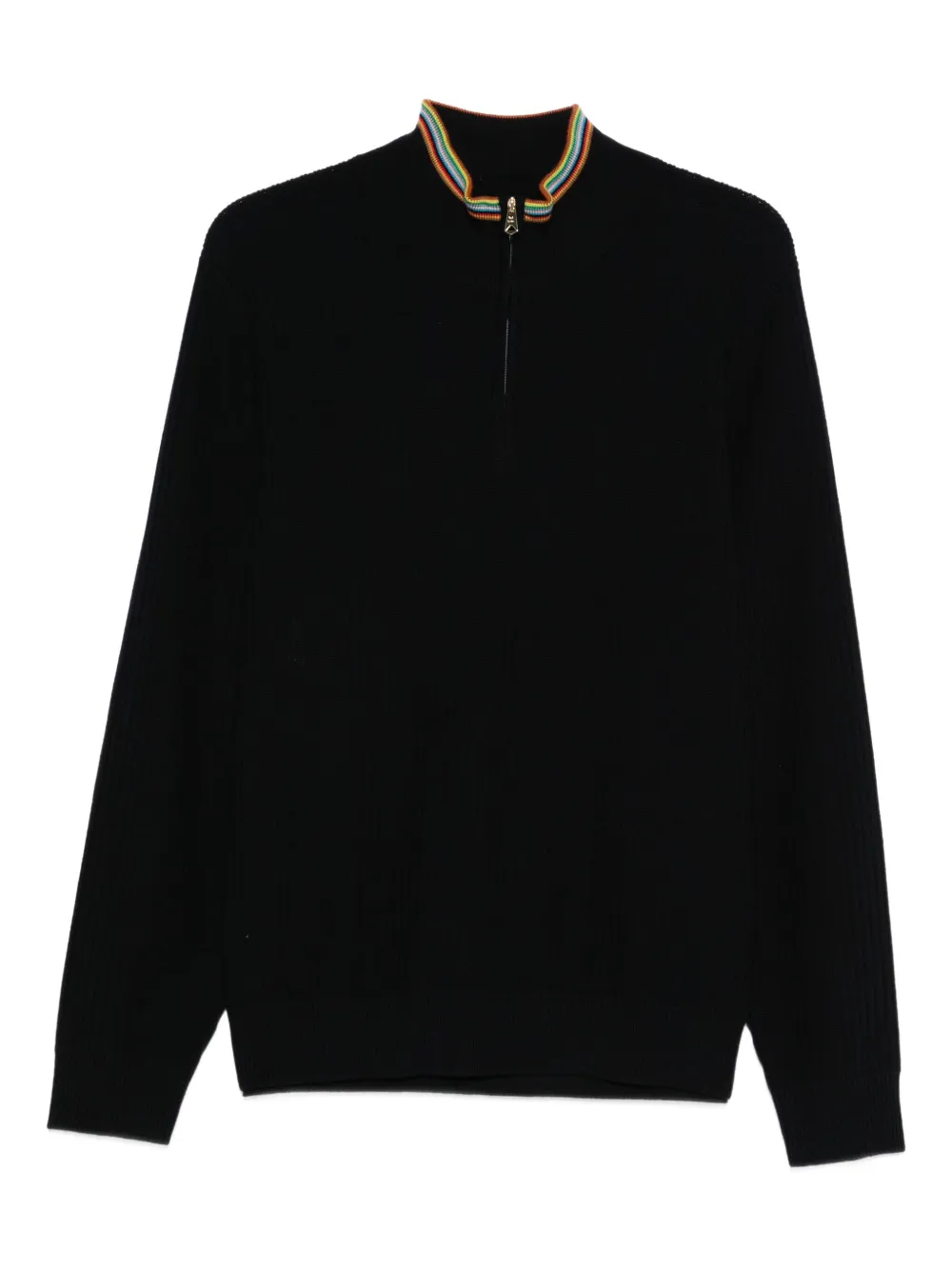 

Рифленый свитер с молнией у ворота Paul Smith, синий
