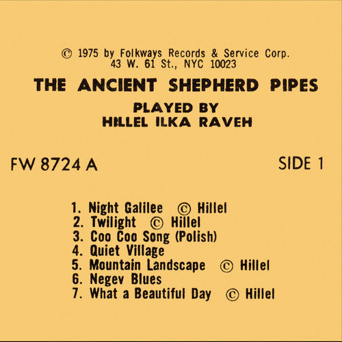 

CD диск Raveh, Hillel Ilka: The Ancient Shepherd Pipes
