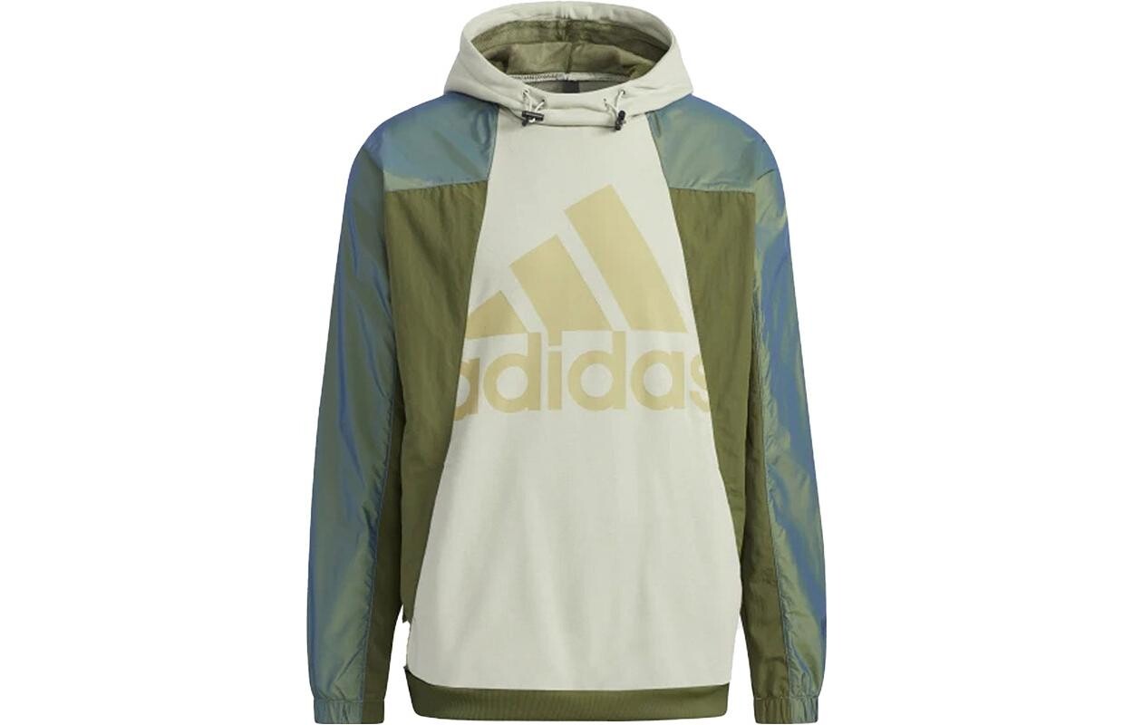 

Толстовка мужская зеленая/белая с оттенком Adidas, зеленый/кремовый