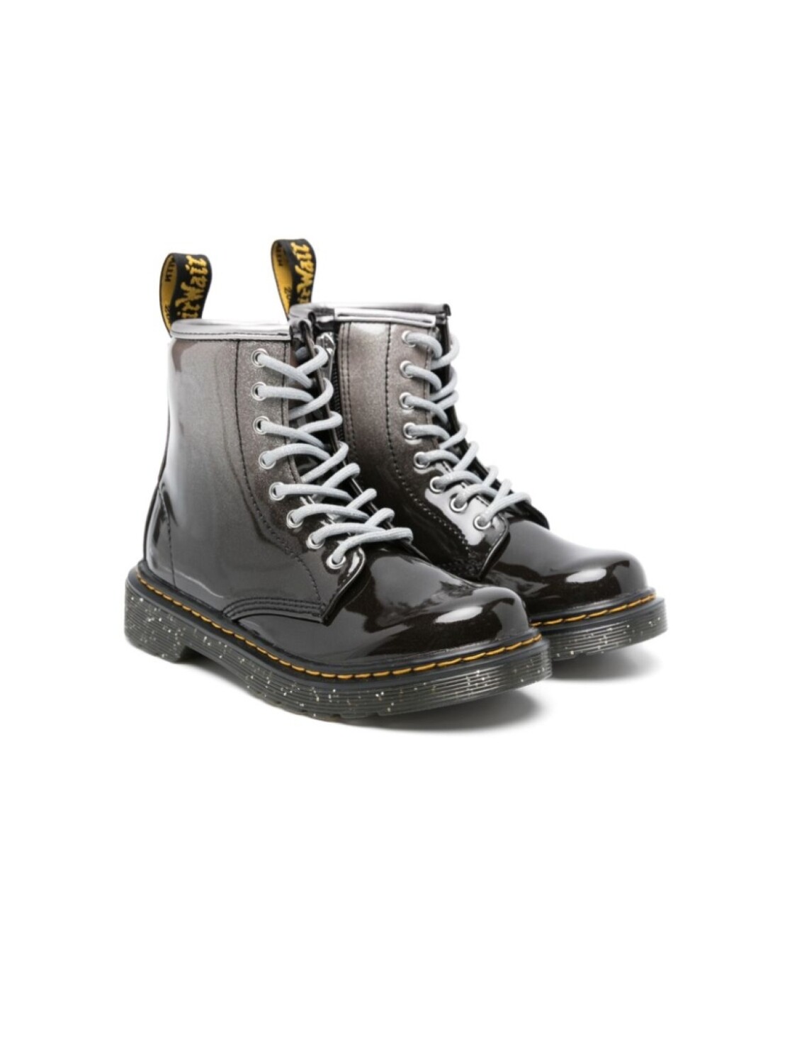 

1460 Ботильоны с блестками Dr. Martens Kids, черный