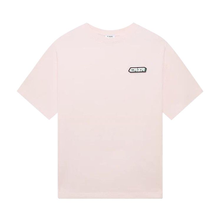 

Футболка Casablanca Casa Racing PVC Patch Oversized T-Shirt, Pink