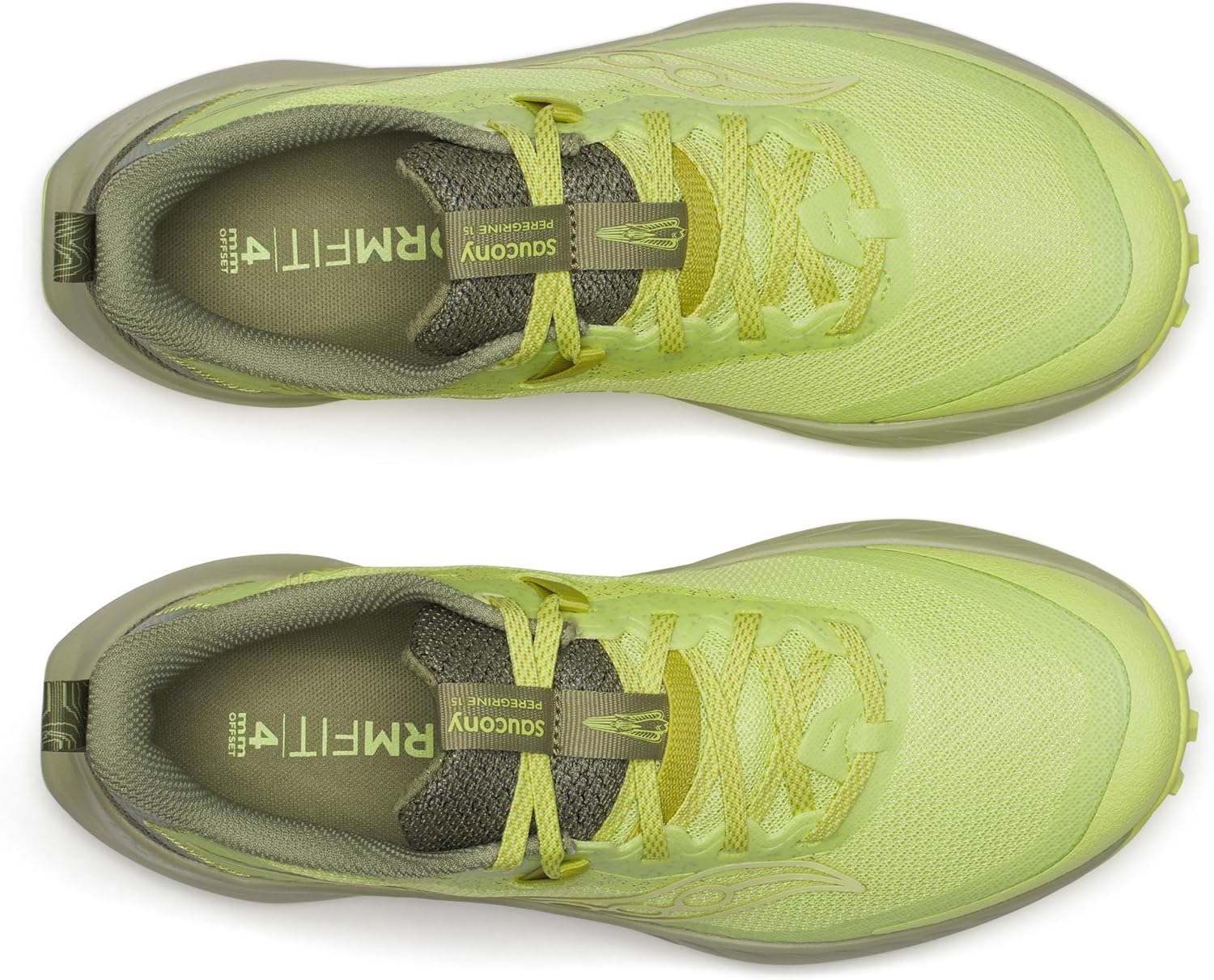 Мужские кроссовки для трейлового бега Saucony Peregrine 15, Sunny/Hemlock — фото 4