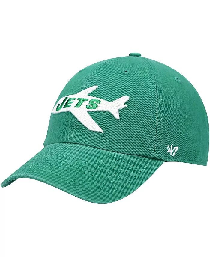 

Мужская зеленая регулируемая кепка New York Jets Clean Up Legacy '47 Brand, зеленый