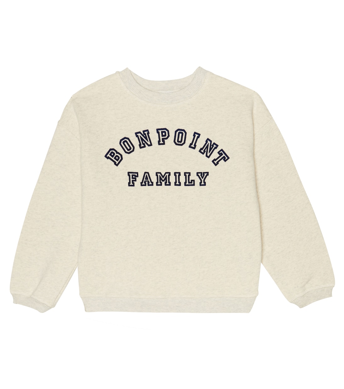 

Толстовка с логотипом из хлопковой смеси Bonpoint, Beige Chine