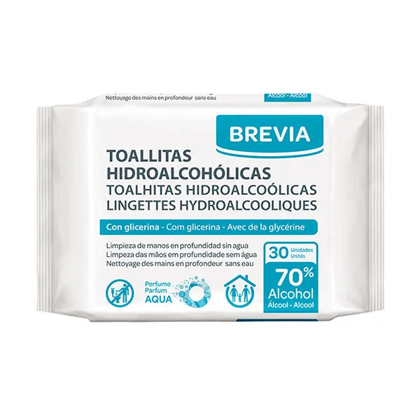 

Влажные салфетки для очистки рук Toallitas Hidroalcohólicas Salustar, 30 UD