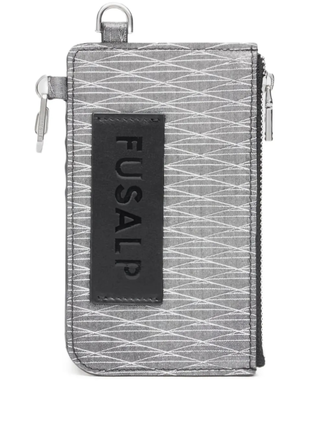 

Кошелек Fusalp с ромбовидным принтом, серебряный