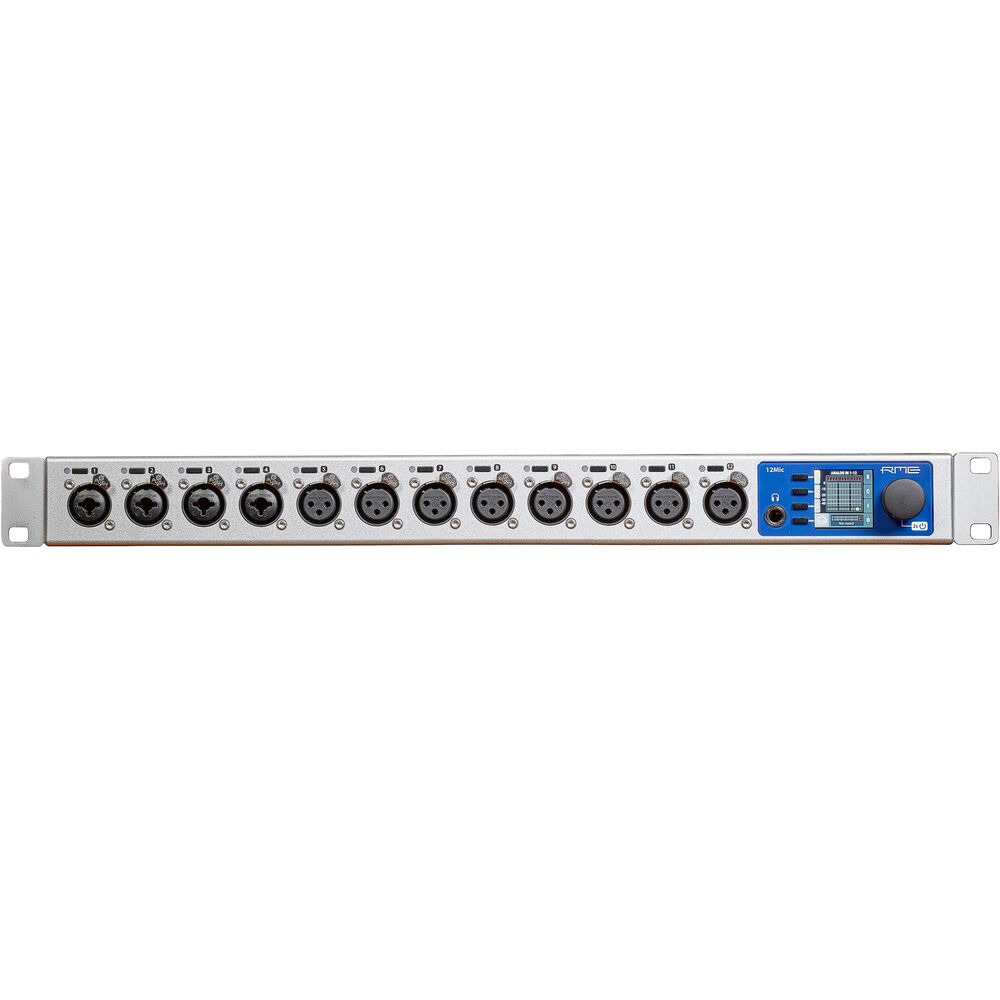 

Микрофонный предусилитель RME 12Mic-D Network-Ready Microphone Preamp with Dante, 12MIC-D