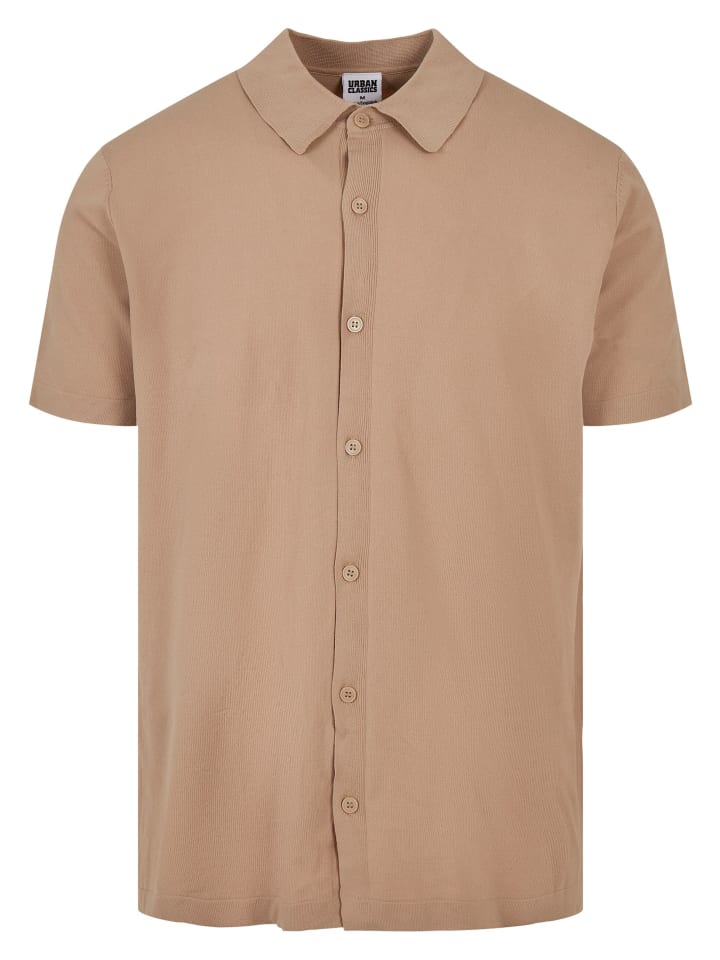 

Рубашки Urban Classics цвета «юнион беж»