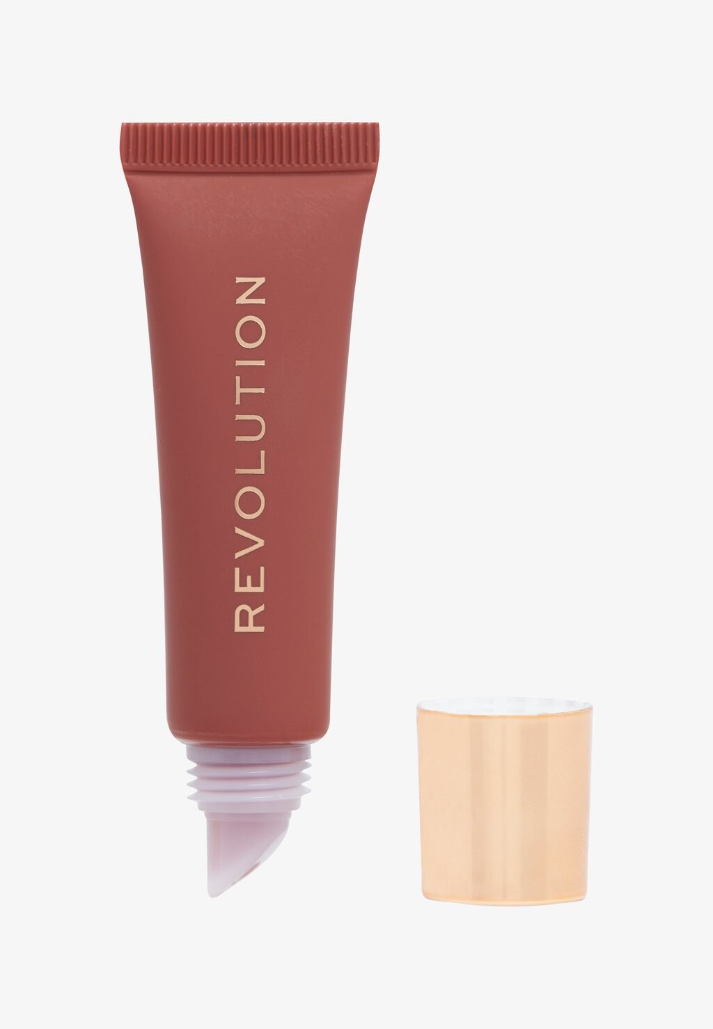 Бальзам для губ Revolution Juicy Peptide Lip Balm Makeup Revolution, нюдовое молочко — фото 2