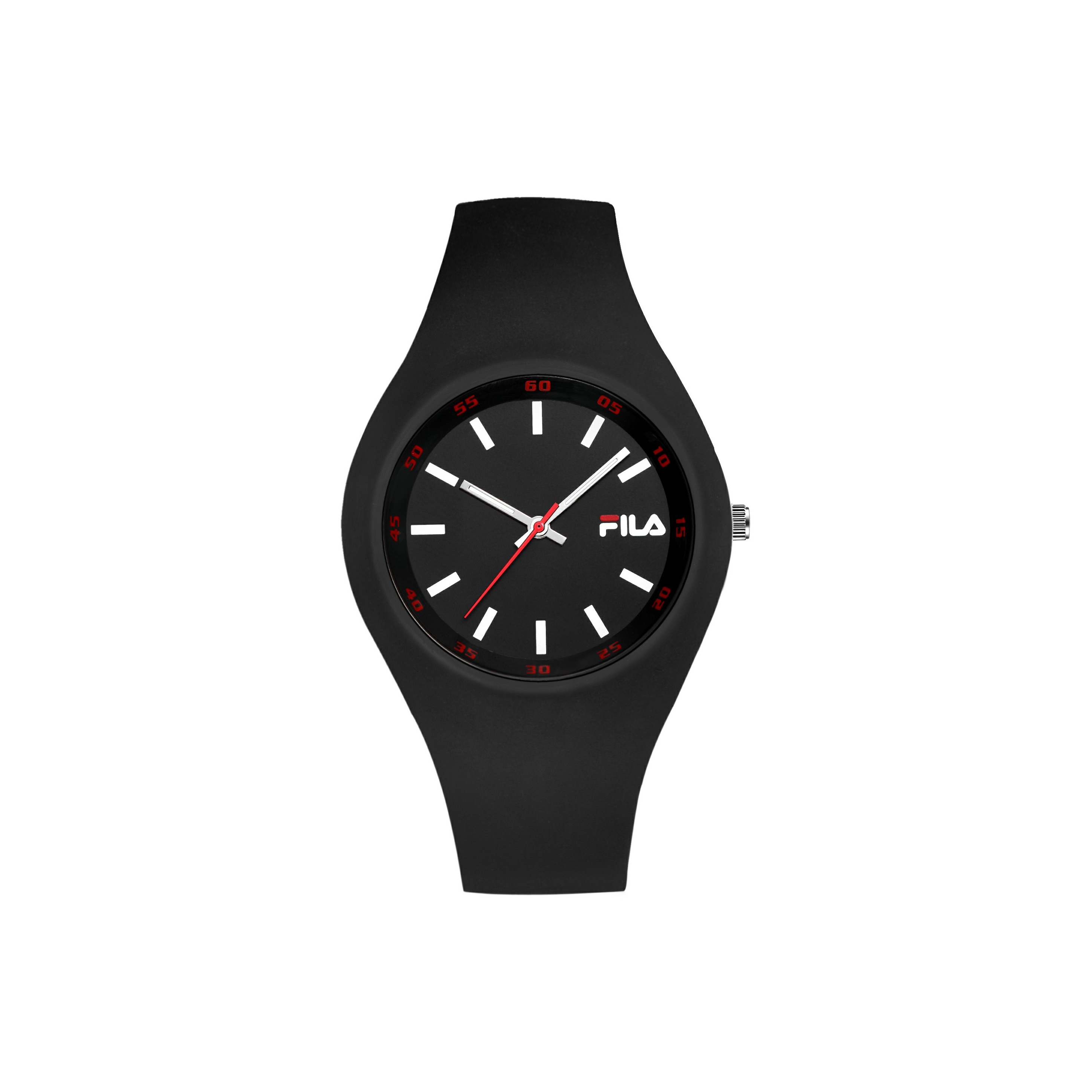 

FILA Часы Wrist Watch Quartz Movement Silicone Strap Red Watch Dial Unisex