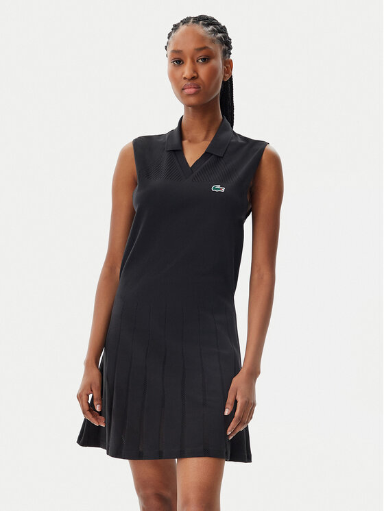 

Теннисное платье облегающего кроя EF0615 Lacoste, черный