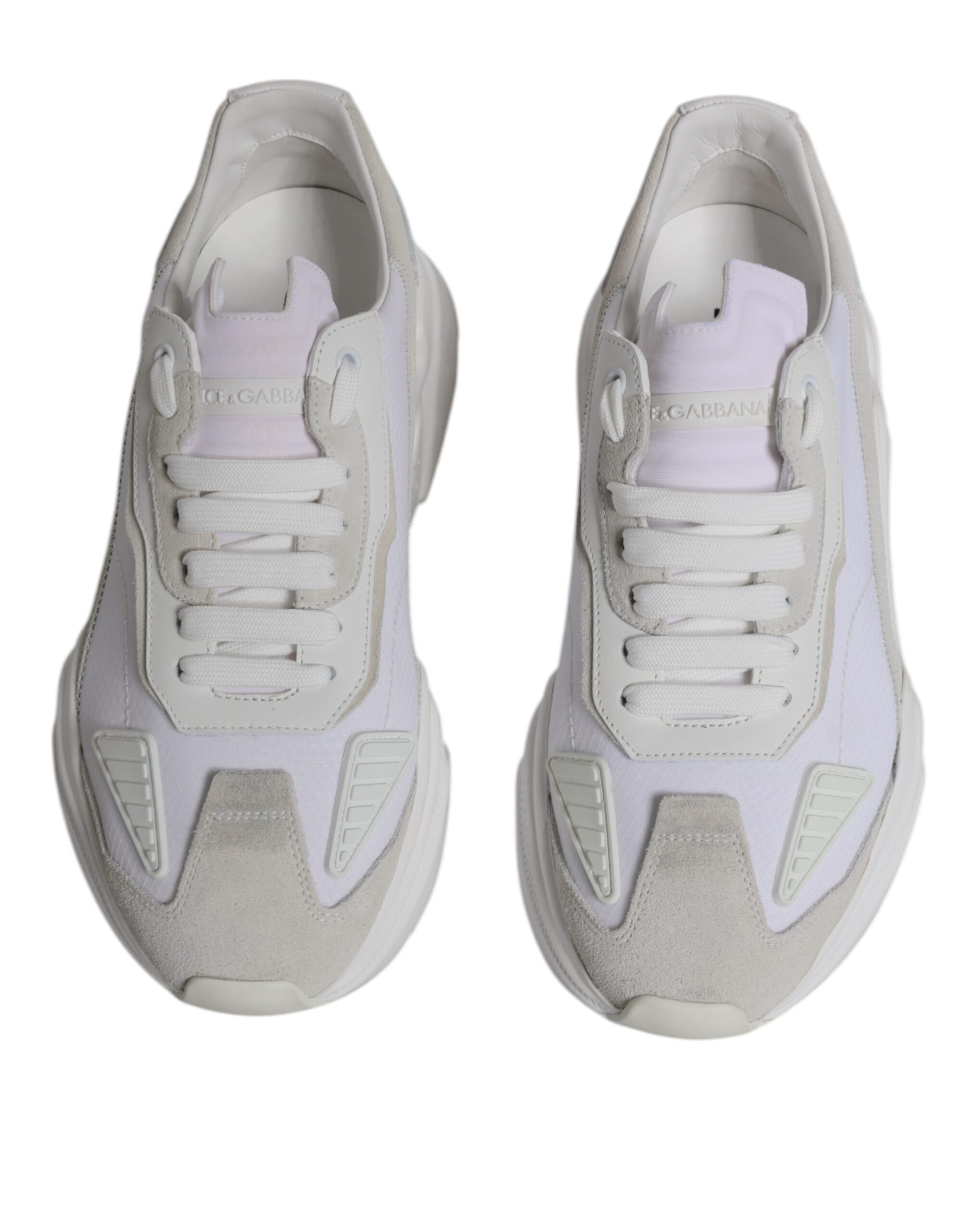 Белые кожаные кроссовки Daymaster Low Top Dolce & Gabbana — фото 3