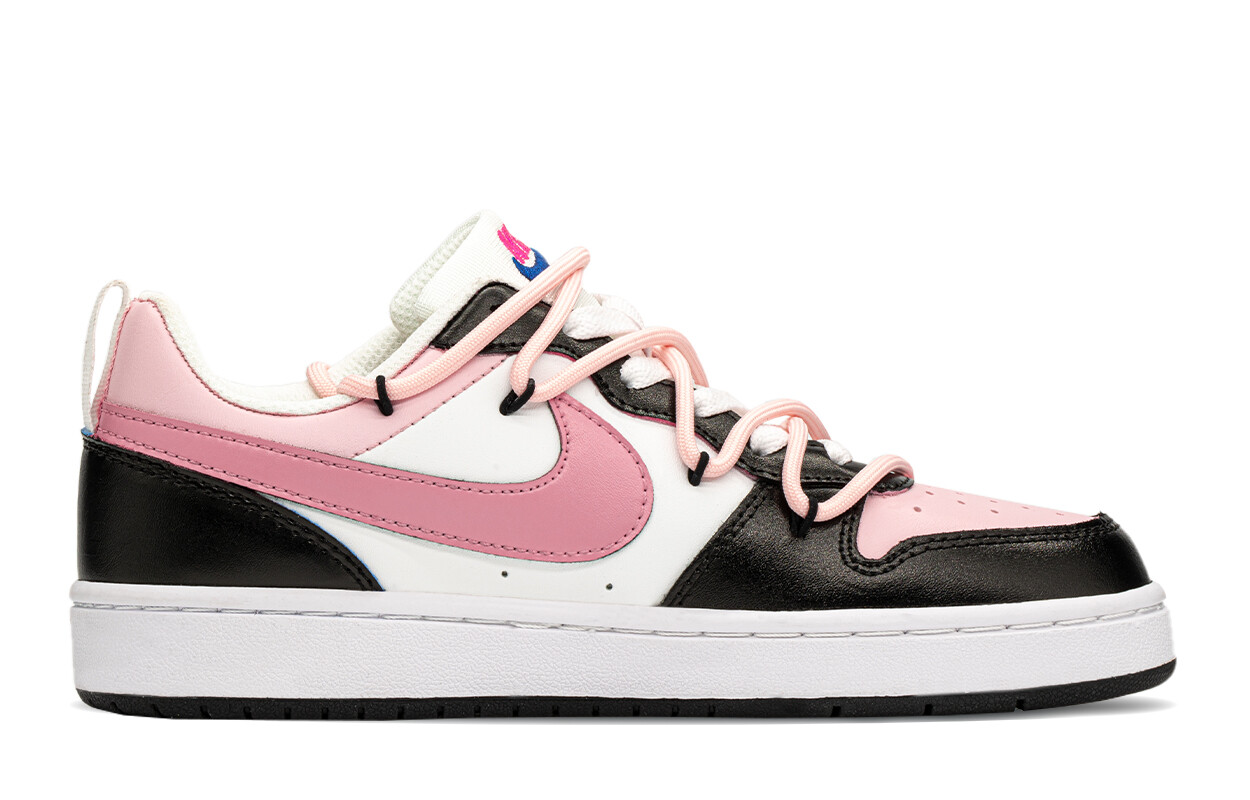 

Кроссовки для скейтбординга Court Borough женские, низкие, черный/розовый Nike