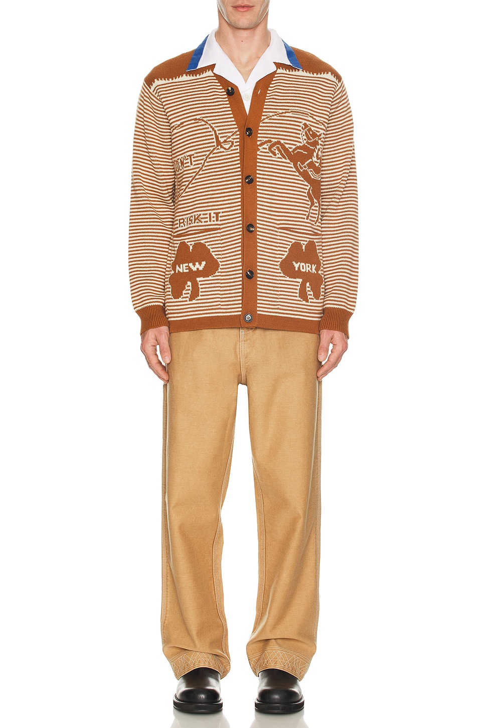 

Кардиган Buckaroo Bode, Brown & Cream