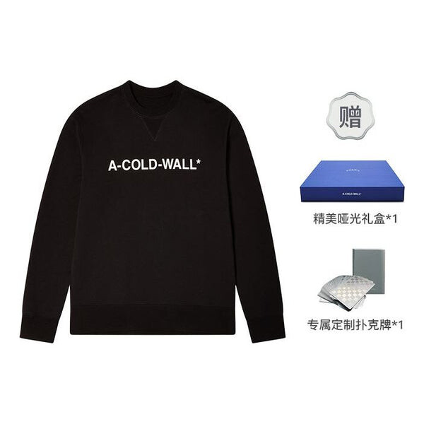 

Толстовка essential logo sweatshirt 'black' A-Cold-Wall*, черный