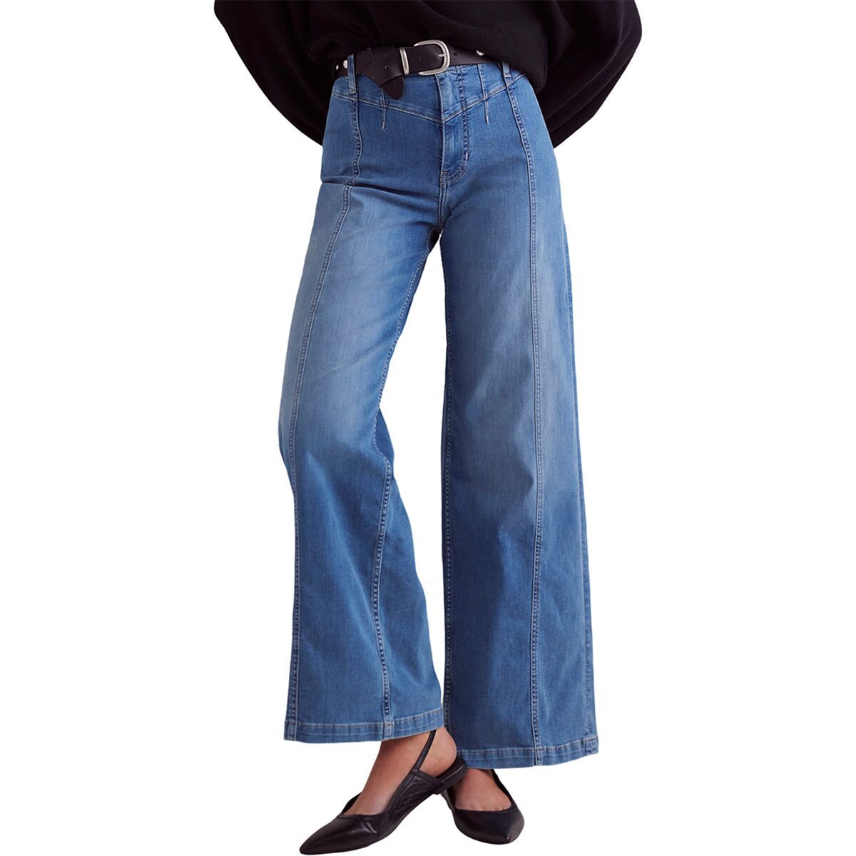 

Широкие брюки Libre Free People, цвет goodie goodie