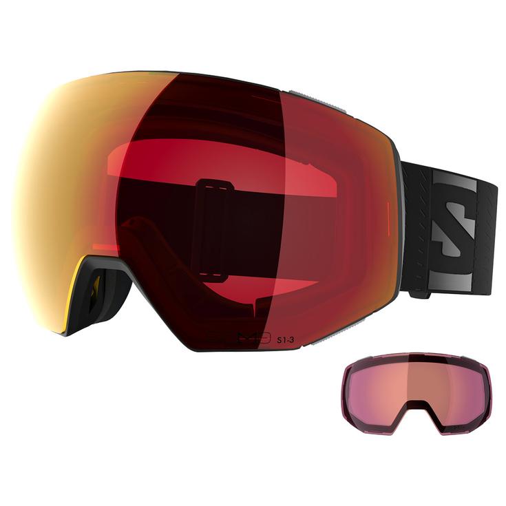 

Горнолыжные очки Radium Prime Black Sigma Photo Poppy Red + Sigma Light Blue Salomon