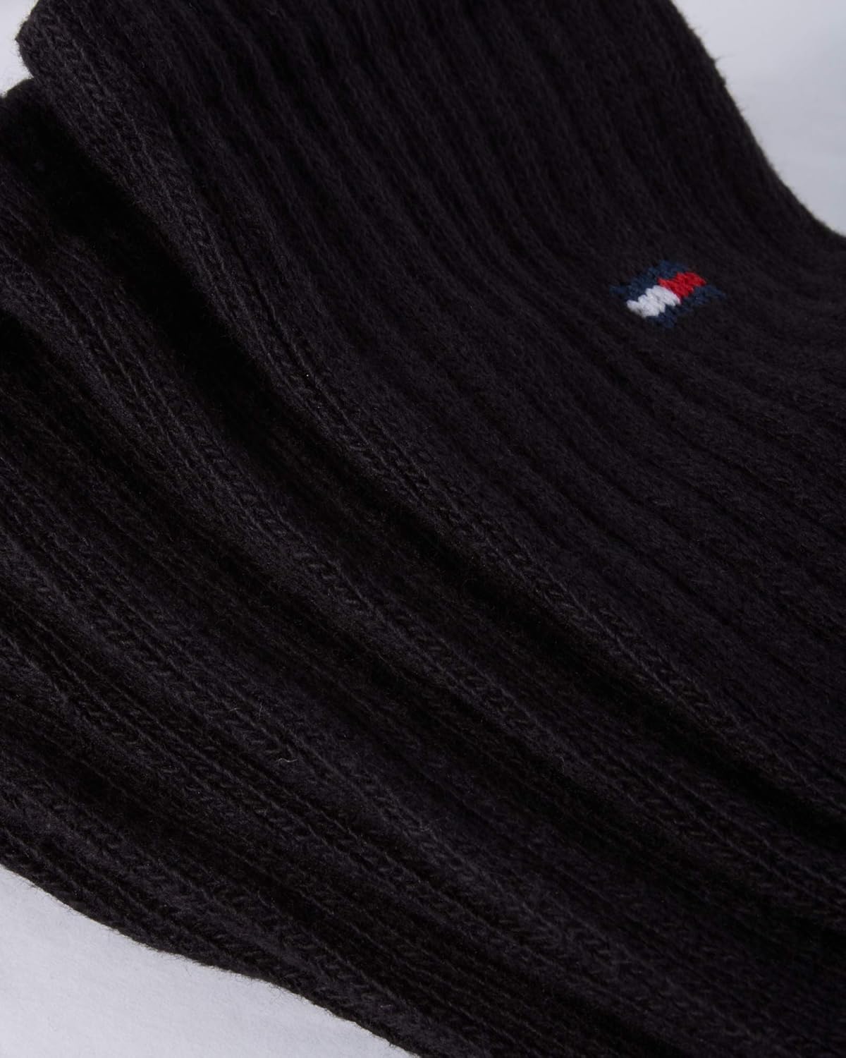 Мужские носки Tommy Hilfiger Crew Socks - 6 пар, хлопковая смесь, эластичные, мягкие, дышащие, спортивные носки для мужчин, Black — фото 4