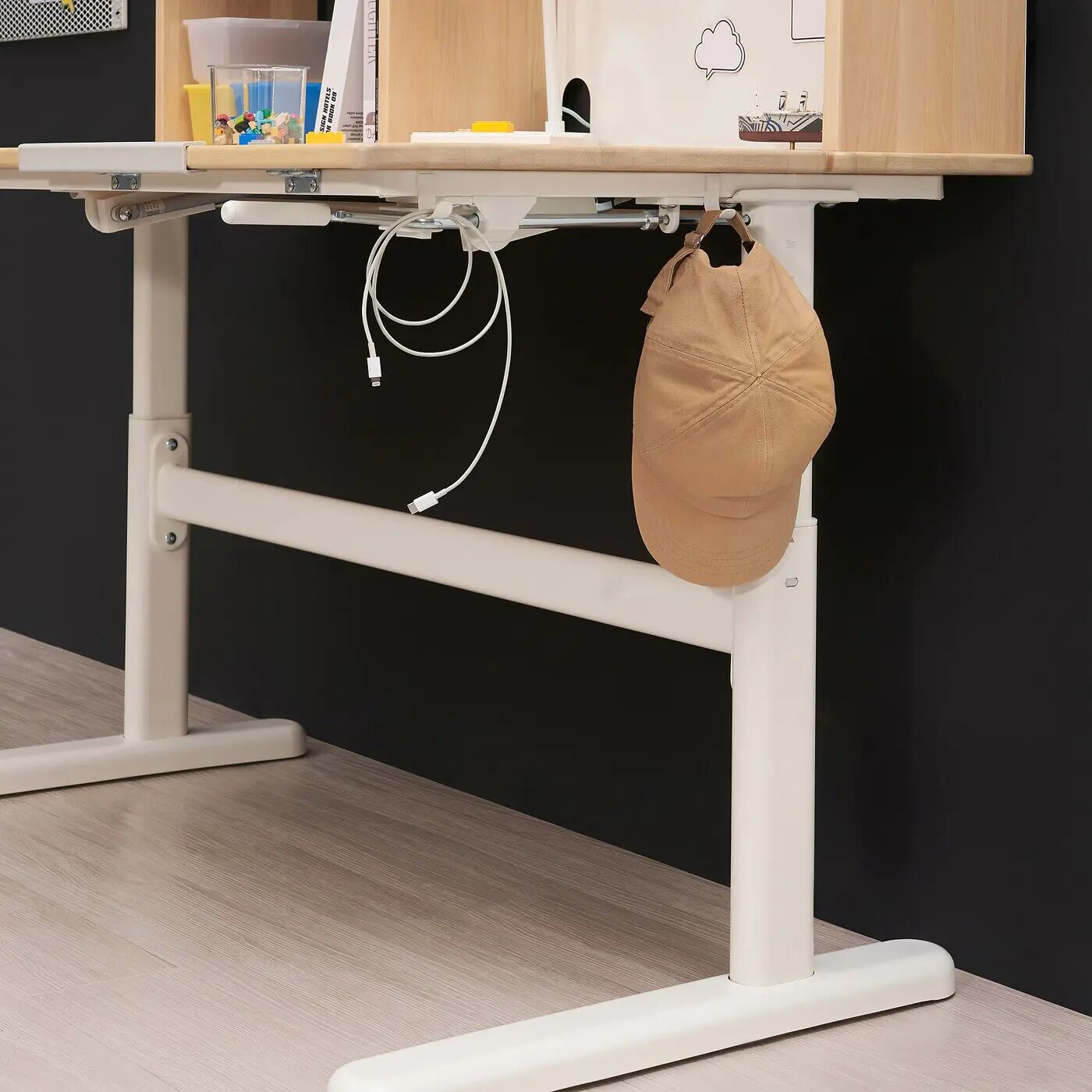 Детский стол и стул BERGLÄRKA/DAGNAR IKEA, 120x70 см, цвет solid birch/turquoise — фото 4