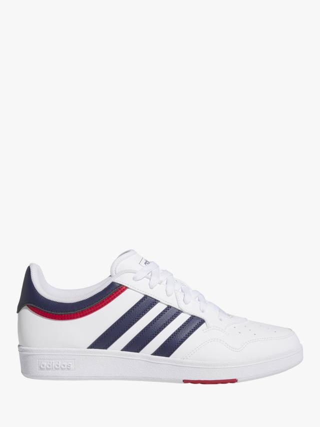 

Кроссовки на шнуровке hoops 4.0 adidas, цвет White/Blue