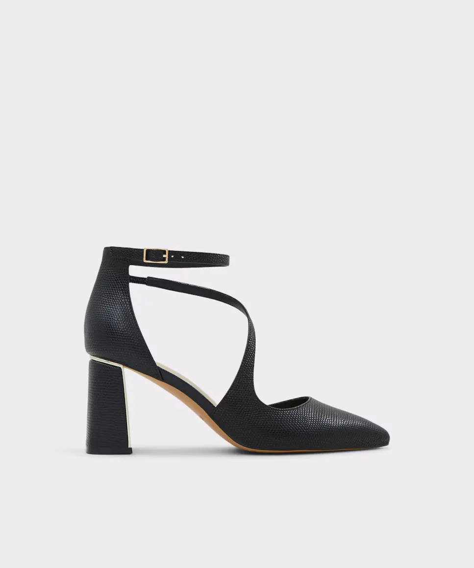 

Женские туфли-лодочки на блочном каблуке и заостренном мыске Aldo, черный