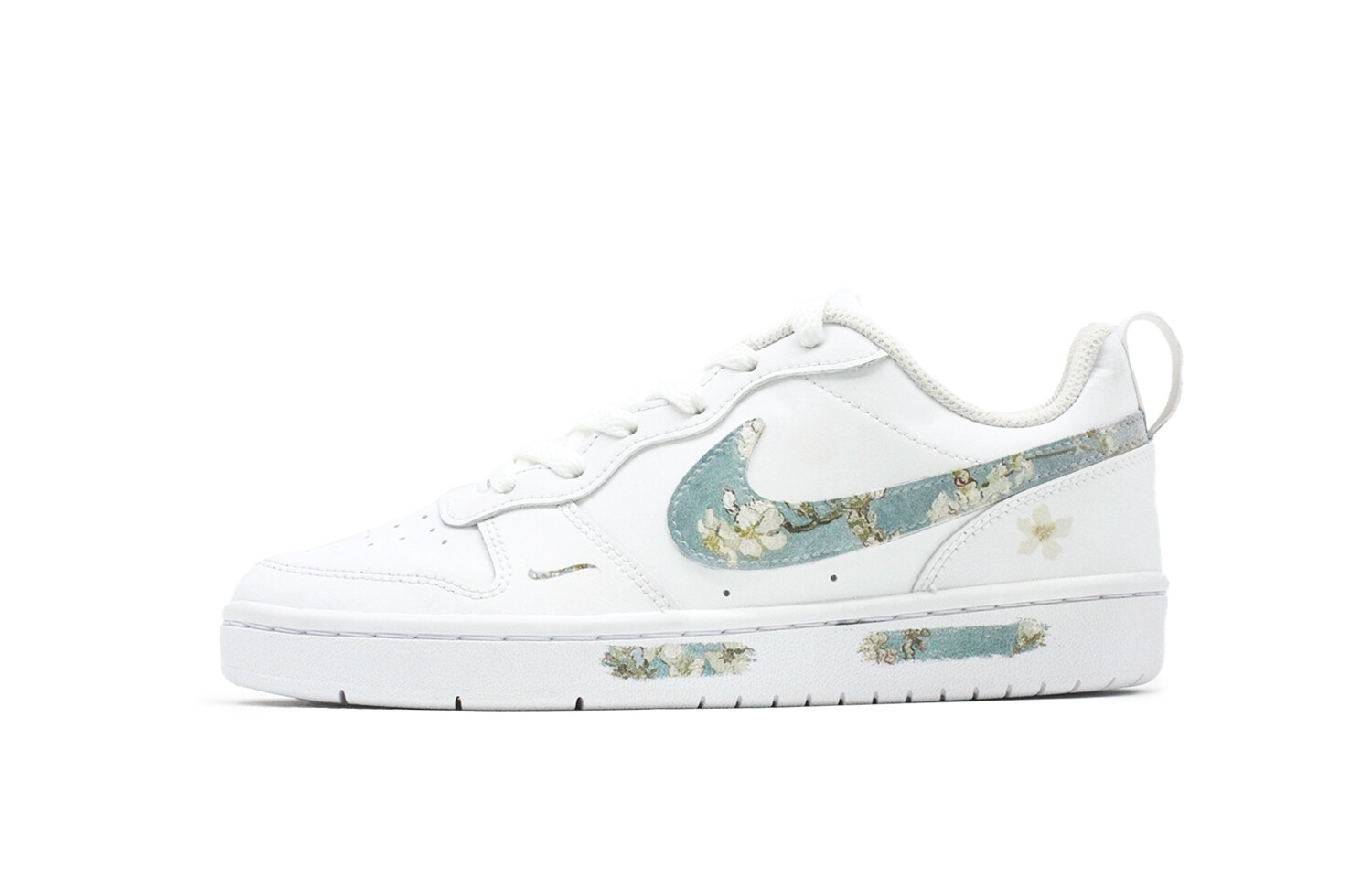 

Кроссовки Nike Court Borough Skateboard Shoes Women's Low-Top White/Green, Зеленый, Кроссовки Nike Court Borough Skateboard Shoes Women's Low-Top White/Green