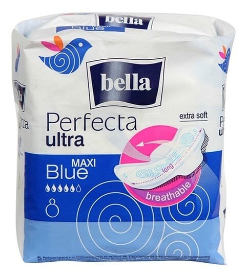 

Прокладки гигиенические 8 шт. Bella, Perfecta Ultra Maxi Blue