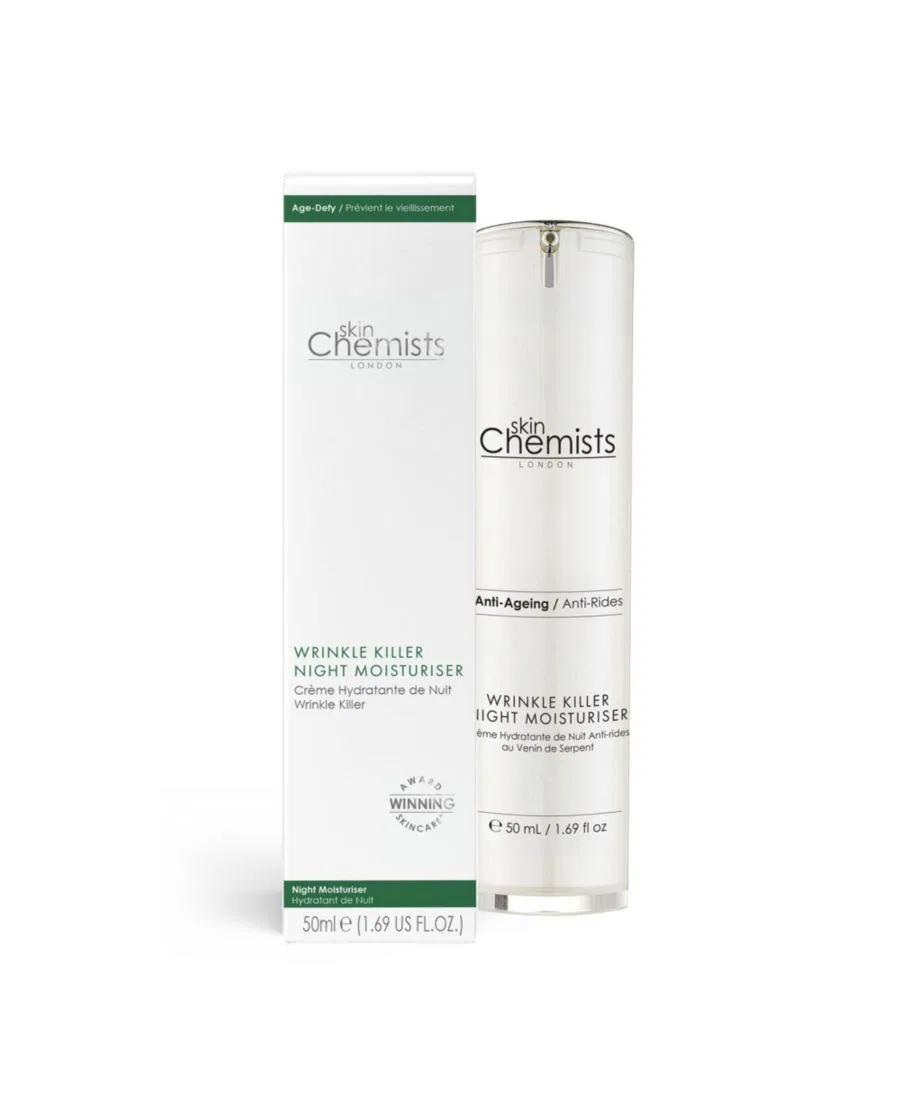 Крем для лица Skinchemists — Ночной увлажняющий против морщин с антивозрастным эффектом, , белый, 50 мл — фото 2