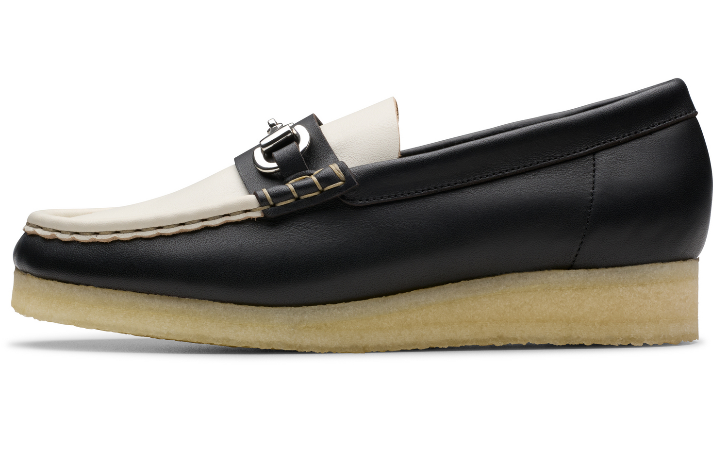 Clarks Оригинальные женские лоферы WBLoafer HBIT, черно-белые