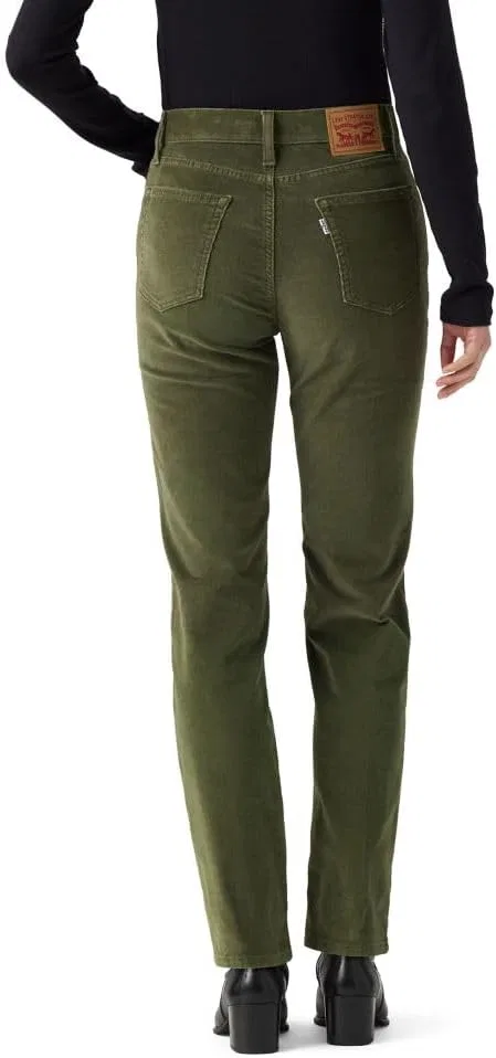 Джинсы Levi's 724 High Rise Straight, Ivy Green — фото 2