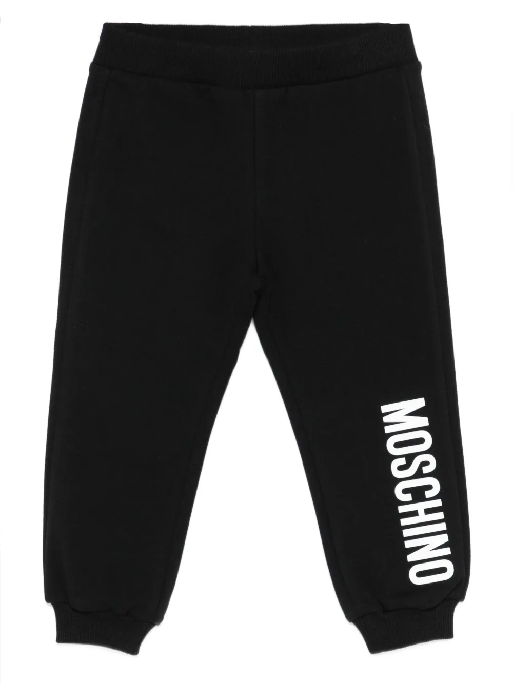 Спортивные брюки с логотипом Moschino Kids, черный
